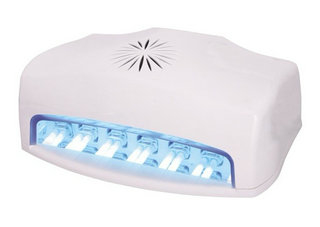 Rosa Nagellack Aushärtung 54W UV Lampe mit ABS-Kunststoff, Ein- / Ausschalter für Nail Beauty