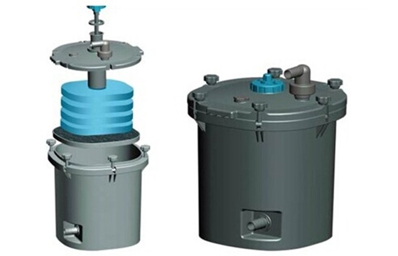Biologisches Teich-Biofilter-Teich-Filtrations-System-vertikale Art 25L