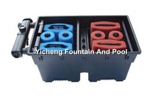 Eingebettete Art biologisches Fisch-Teich-UVfiltrations-System für Teich 7m3