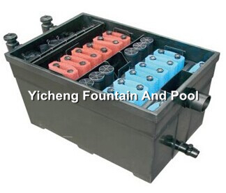 UVlampen-Filtrations-System, Bau-biologische Fisch-Teich-Filter