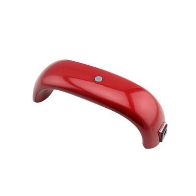 Tragbare Mini-UVlampen-Berufsnagel-Trockner des Nagel-6w rot/Schwarzes