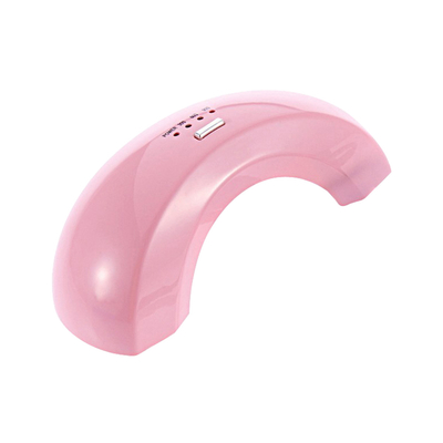 Langes Lebens-Rosa/Schwarzes Mini-6w führten Lampen-Nagel-Trockner mit Brücken-Form