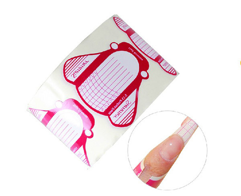 dappen rosa doppelte starke Nagelform Nagel-Kunst-Werkzeuge 500 PC/Rolle