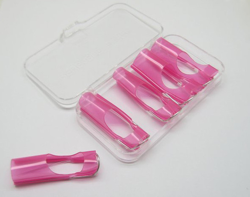 Nageln Sie Kunst-Werkzeug-rosa Plastiknagel-Form für Acryl-UVgel-Nagel-Spitzen-Erweiterung