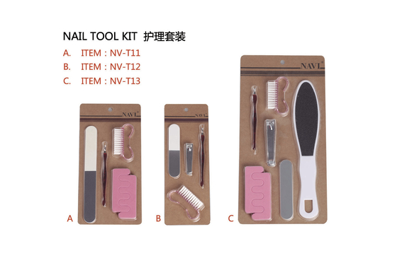 Hauptnagel-Maniküre-Tool-Kit, Nagelfeile-Schneider-Puffer stellte für Mädchen ein