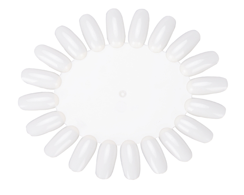 klare Nagel-Kunst-Werkzeuge, Anzeigenrad Nagelfarbdiagramm mit 20 Spitzen plactic