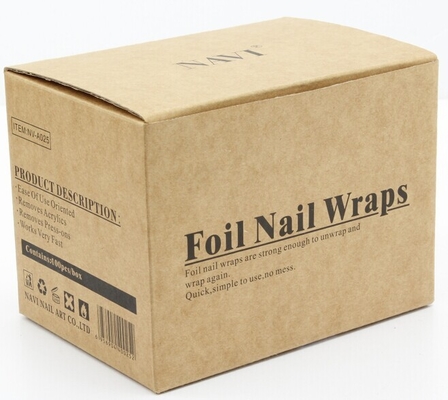 Nagel-Werkzeug-Folien-Nagel-Verpackungen mit Baumwolle für das Entfernen des Gel-Polnischen