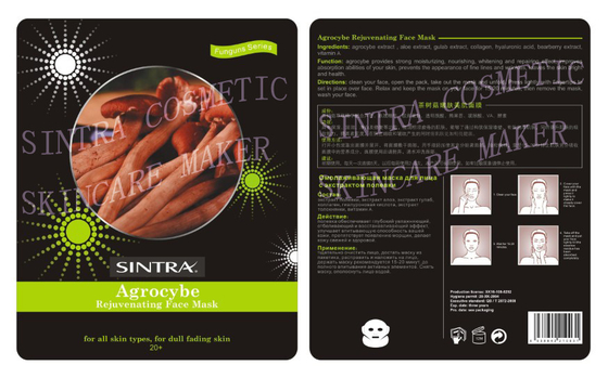 Natürliche befeuchtende Silk Gesichtsmasken-Haut Agrocybe, die JL-04 verjüngt