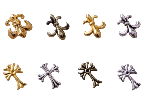 Nagel-Aufkleber der Fashional-Metallfunkeln-Nagel-Kunst-Dekorations-3D