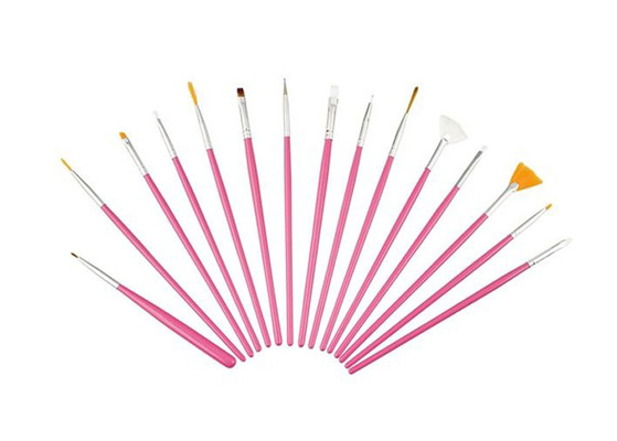Natürlicher Nagel-Kunst-Pinsel Rose roter in den Nagel-Schönheits-Werkzeugen, Gewohnheit