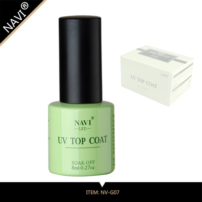 geruchlose Kunst-UVdas gel des Nagel-8ml tränken weg von UV, Nagellack-Deckschicht