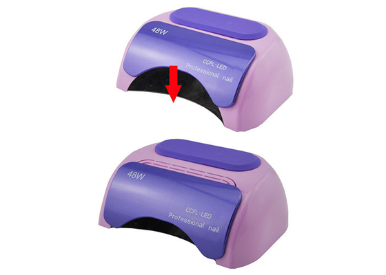 Lila des Nagellack-Gel-Trockner-UVled Nagel-Kunst-UVlampe Nagel-der Lampen-48W