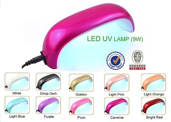 Regenbogen LED 9W 110V UVgel-Lampen-Licht-Zehen-Nagel-Trockner-Nagellack-Gebläse-Kurieren