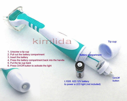 Hand-540 Nadeln Titan-LED derma Rolle mit veränderbarem Kopf