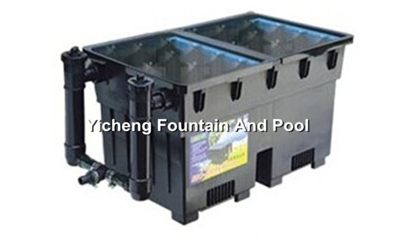 Bauausführung biologisches Fisch-Teich-Filtrations-System, UVfiltrations-System