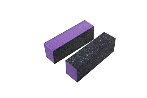 NAVI-Nagel-Puffer-farbenreicher Schwamm 4 versah Nagel-Pufferblock, Nagel-Maniküre-Werkzeuge, Nagelpflegewerkzeug mit Seiten