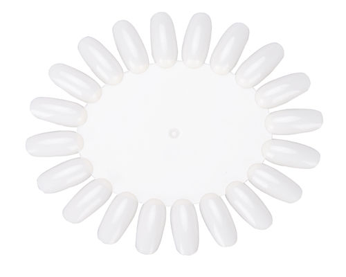 klare Nagel-Kunst-Werkzeuge, Anzeigenrad Nagelfarbdiagramm mit 20 Spitzen plactic