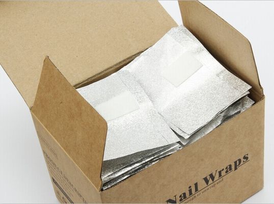 Nagel-Werkzeug-Folien-Nagel-Verpackungen mit Baumwolle für das Entfernen des Gel-Polnischen