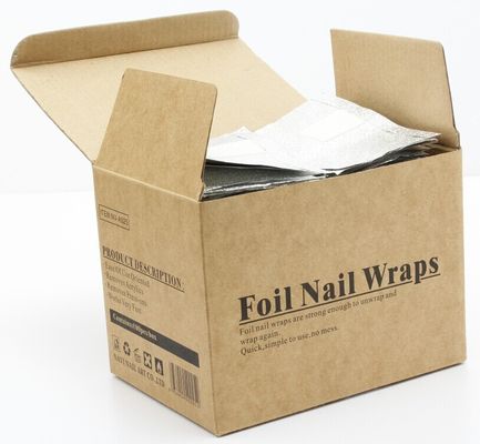 Nagel-Werkzeug-Folien-Nagel-Verpackungen mit Baumwolle für das Entfernen des Gel-Polnischen