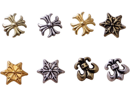 Nagel-Aufkleber der Fashional-Metallfunkeln-Nagel-Kunst-Dekorations-3D