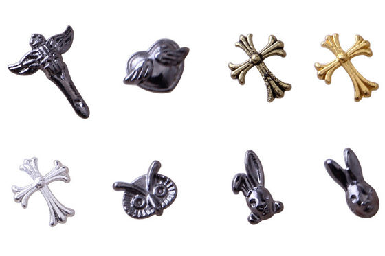 Nagel-Aufkleber der Fashional-Metallfunkeln-Nagel-Kunst-Dekorations-3D