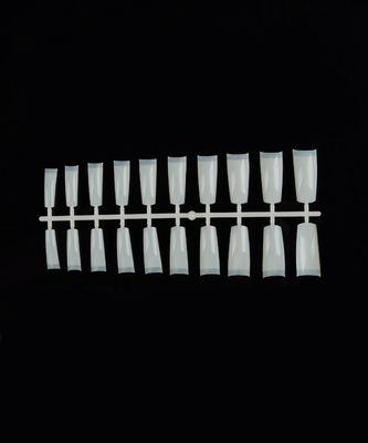 Natur-weiße künstliche Nagel-Spitzen, Kunst-klassische französische falsche Nägel