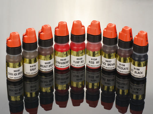 Natürliche kosmetische dauerhafte Make-upmikropigmente der Gesundheits-8ml mit 38 Farben
