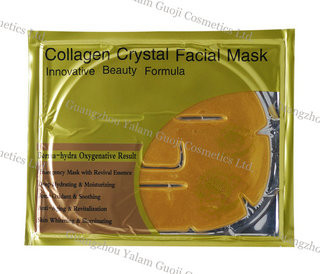 24 k Gold Gesichtsmaske Anti Falten mit Deep Sea Fish Collagen für Schönheit befeuchtet