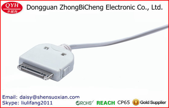 Für Stereogeräte einziehbares 30-Pin dem Kabel zu des Audio-3rca