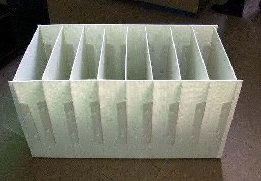 Schwarz-/Weißglutwiderstand faltbare Plastiktrennblätter für Puffer/Verpackung