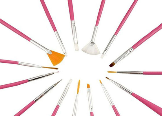 Natürlicher Nagel-Kunst-Pinsel Rose roter in den Nagel-Schönheits-Werkzeugen, Gewohnheit