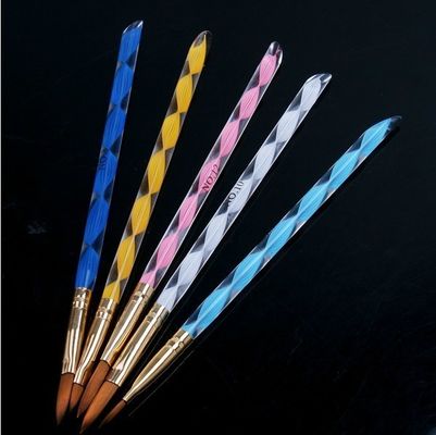 Berufsspitzenhauptnagel-Kunst bürstet die eingestellten Häutchen-Spitzen