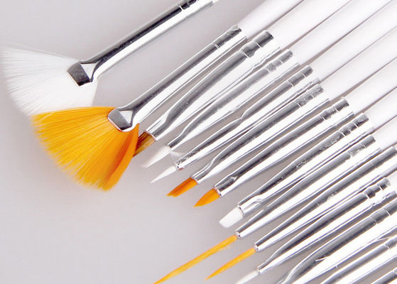 15-teiliger synthetischer dünner Nagel-Kunst-Bürsten-Satz/Nagel-Kunst-Fächerpinsel