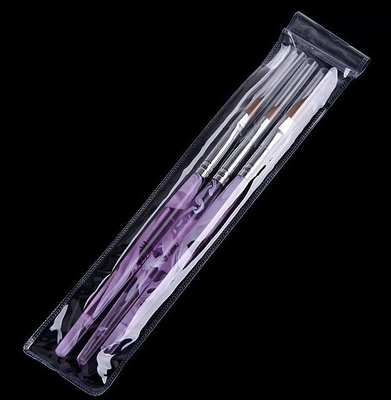 nagel-Kunst-Bürsten-Seewellen-Griff-Farbe 2#4#6# des UVgel-3pcs/pack Acryl